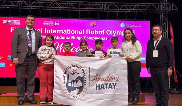 Hataylı Öğrenciler Robot Olimpiyatlarında Zirvede
