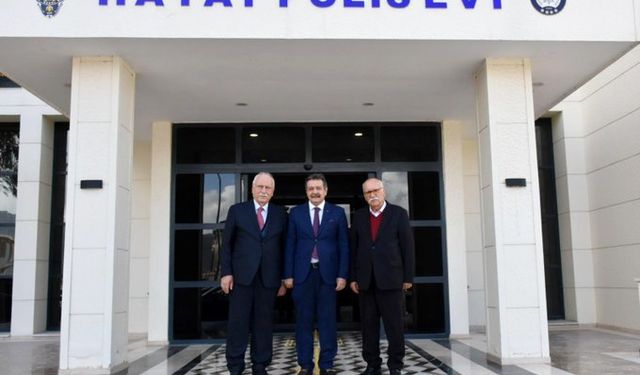 Mehmet ve Garip Şandır’dan Hatay Emniyetine Ziyaret
