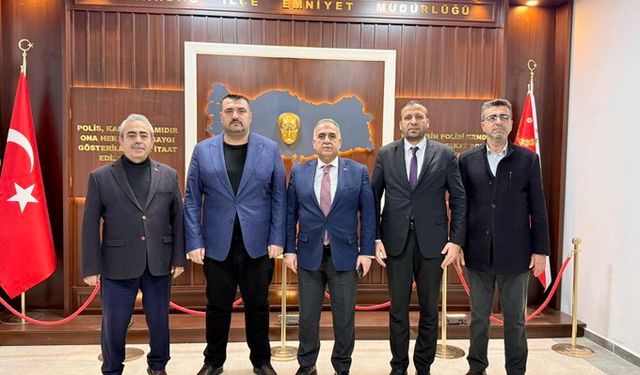 Samandağ İlçe Emniyet Müdürü Nacioğlu’na Hayırlı Olsun Ziyareti