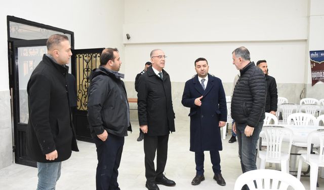 İbrahim Naci Yapar İftar Öncesi Salonları İnceledi