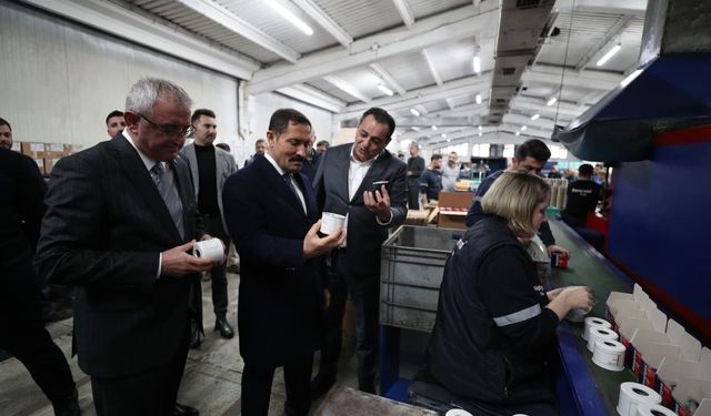 Vali Mustafa Masatlı, İskenderun Şampiyon Filtre A.Ş.’yi Ziyaret Etti