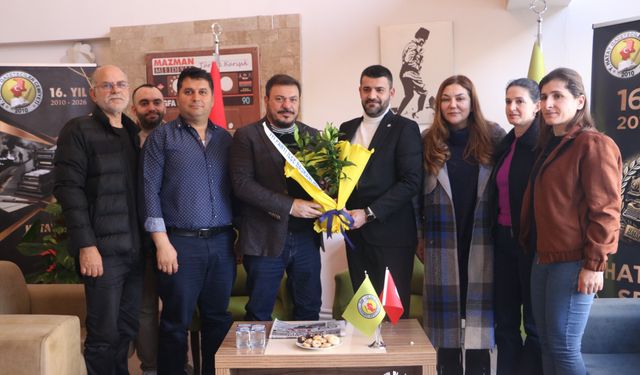 İYİ Parti’den Hatay Gazeteciler Cemiyeti’ne Ziyaret