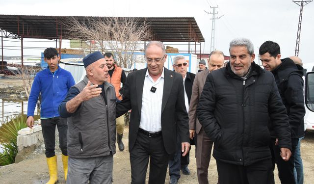 Yapar Yağış Sonrası Aşağıoba’da Sahadaydı