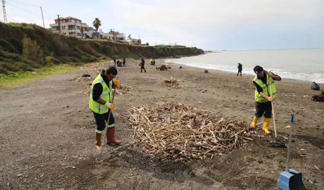 Hatay Sahillerinde Yağış Sonrası Seferberlik