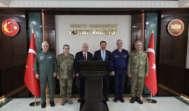 Güler ve TSK Komuta Heyeti Hatay Ziyaretinde