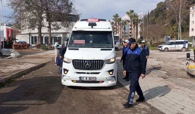 Kırıkhan’da Toplu Taşımaya Sıkı Denetim