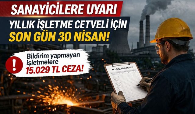 Sanayicilere Kritik Uyarı!