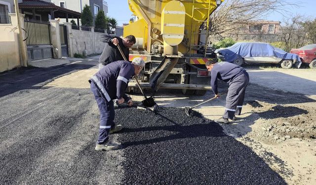 Antakya’da Ulaşım İçin Asfalt Onarımı