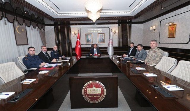 Hatay’da Asayiş ve Güvenlik Toplantısı Yapıldı