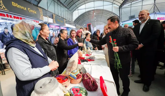 Vali Masatlı’dan Uzun Çarşı’da Kadınlar Günü Ziyareti