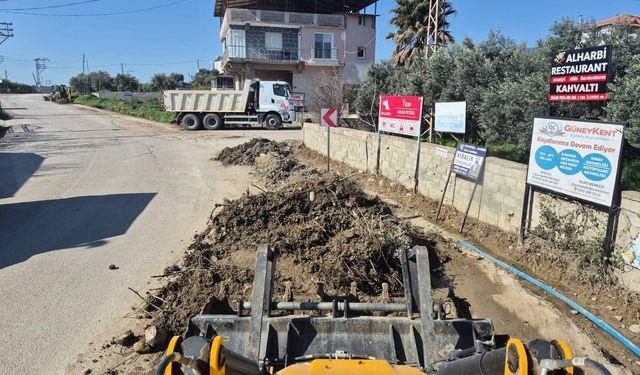 Samandağ’da Tomruksuyu’nda Yoğun Çalışma