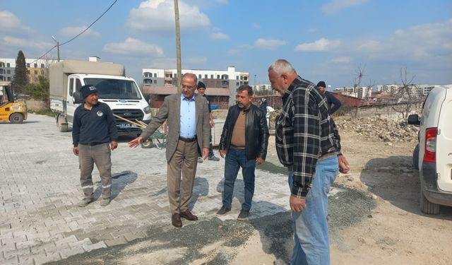 Akasya Mahallesi’nde Parke Çalışmaları Yerinde İncelendi