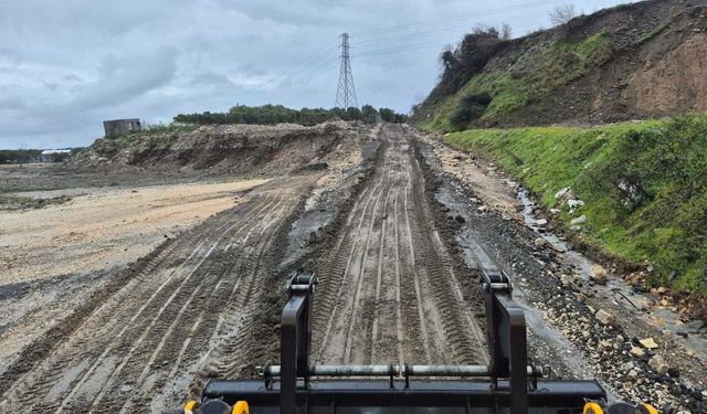 Samandağ Belediyesi’nden Değirmenbaşı’nda Yol Çalışması