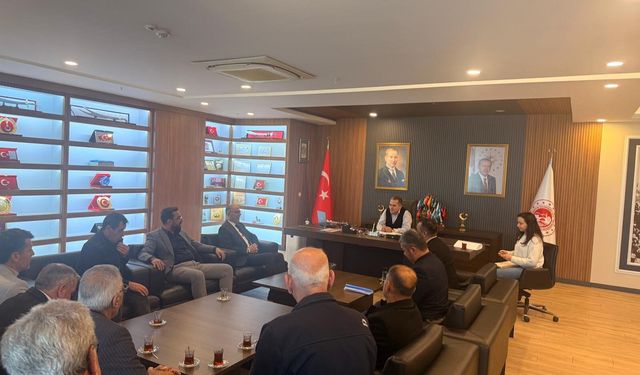 Amanoslu Muhtarlardan Antakya Kaymakamlığı’na Ziyaret