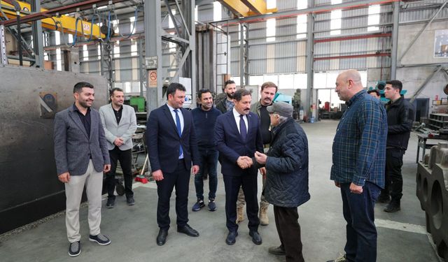 Hatay Valisi Masatlı, Pres Makine Sanayi’yi Ziyaret Etti