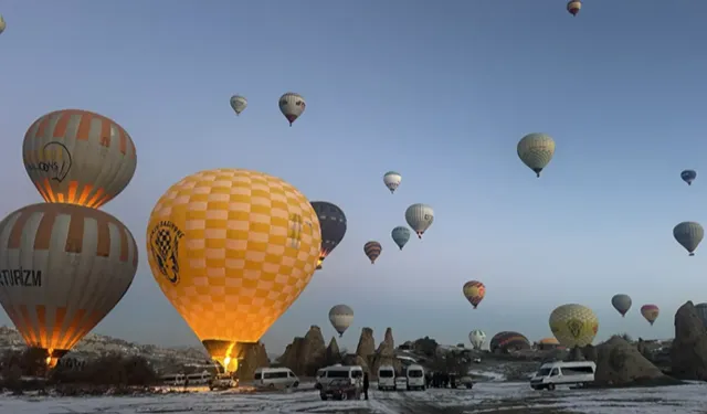Bayramda Kapadokya’ya Ziyaretçi Akını