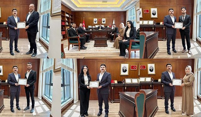 Kaymakam Yazıcı’dan Başarılı Personele Takdir