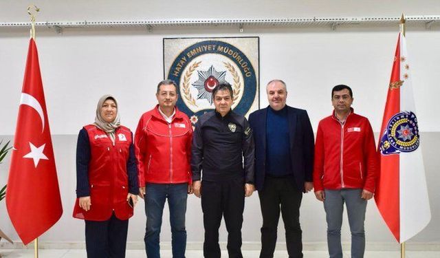 Emniyet Müdürü Yılmaz, Kızılay Heyetini Ağırladı