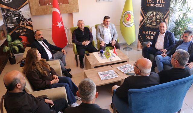 İYİ Parti’den Hatay Gazeteciler Cemiyeti’ne Ziyaret