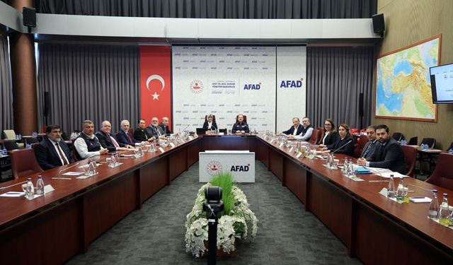 Afet Politikaları Kurulu AFAD’da Toplandı