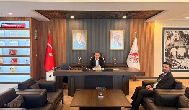 AK Parti Antakya İlçe Başkanlığı’ndan Kaymakam Akdaş’a ziyaret