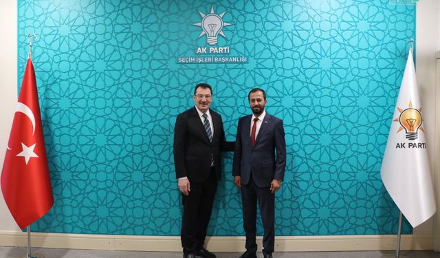 Yalçın’dan AK Parti Genel Merkezi’ne Ziyaret
