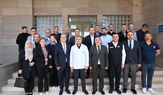 Başkan Gül’den Başhekim Sarı’ya Hayırlı Olsun Ziyareti