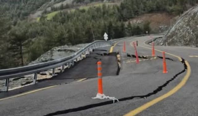Serinyol–Madenli Yolu Çöktü, Ulaşım Durdu