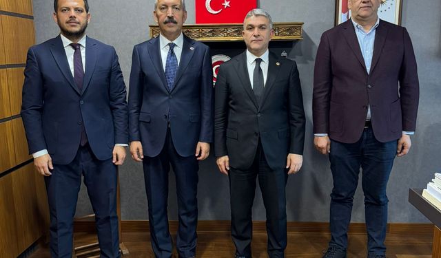 Hatay Barosu Başkanı Karahan ve AK Parti Heyetinden Ziyaret