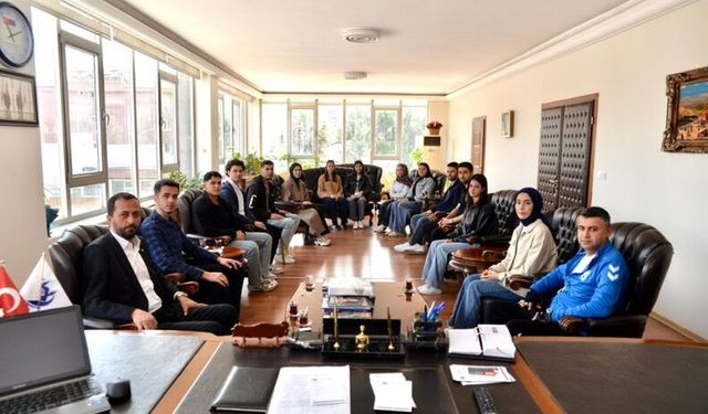 POMEM ve PMYO Öğrencileri Yayladağı Belediyesi’nde Ağırladı