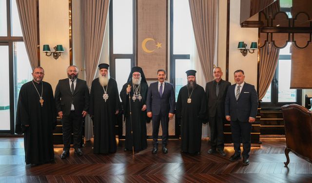 Vali Masatlı, Patrik X. Yuhanna Yazıcı’yı Ağırladı