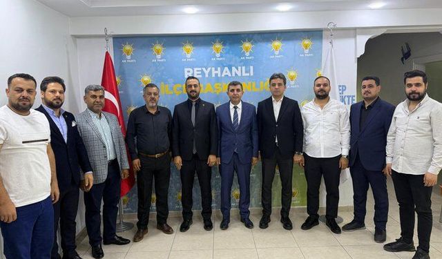 AK Parti Heyetinden Reyhanlı İlçe Başkanlığı’na Ziyaret