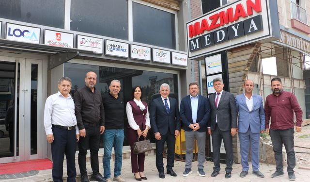 SGK İl Müdürü Hamit Bal’dan Hatay Gazeteciler Cemiyeti’ne Ziyaret