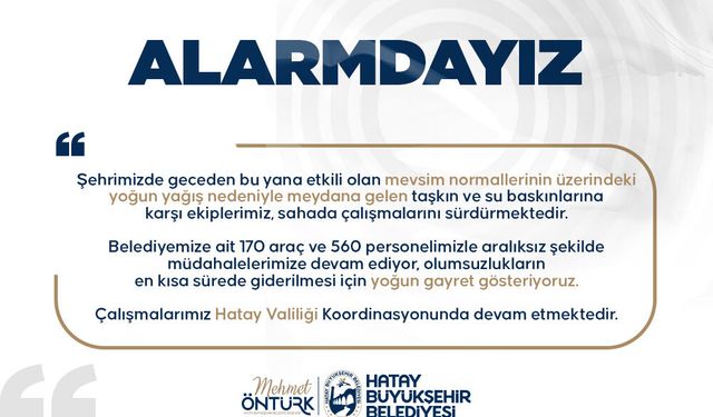 Belediye ve Valilikten Ortak Koordinasyonla Tahliye Çalışmaları