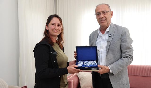 Başkan Yapar’dan Yeni Yuvasına Kavuşan Aydın Ailesine Ziyaret