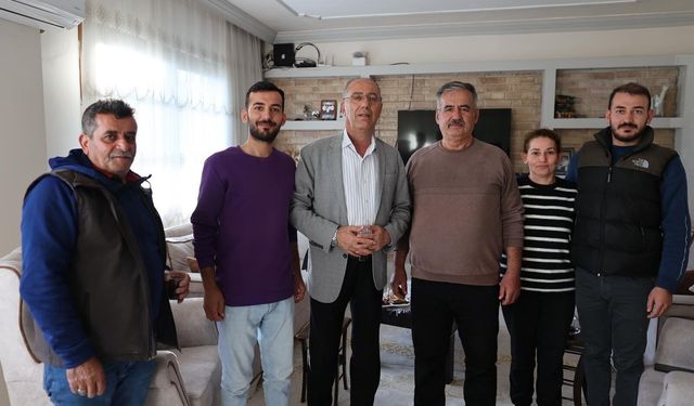 Başkan Yapar’dan Erdal Ailesine Ziyaret
