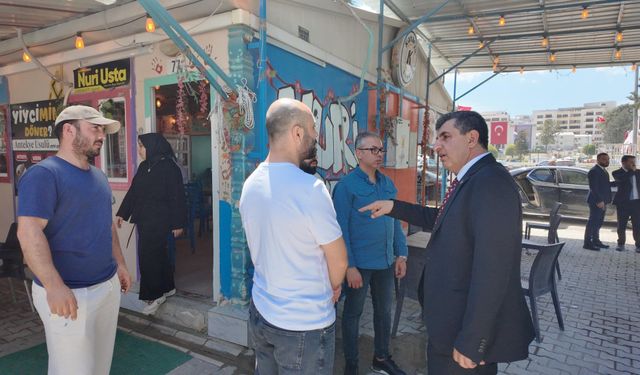 Mustafa Erdoğan’dan Ayakkabıcılar Çarşısı Esnafına Ziyaret