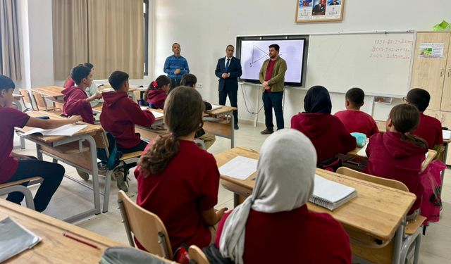 İlçe Millî Eğitim Müdürü Tecimen’den Okul Ziyareti