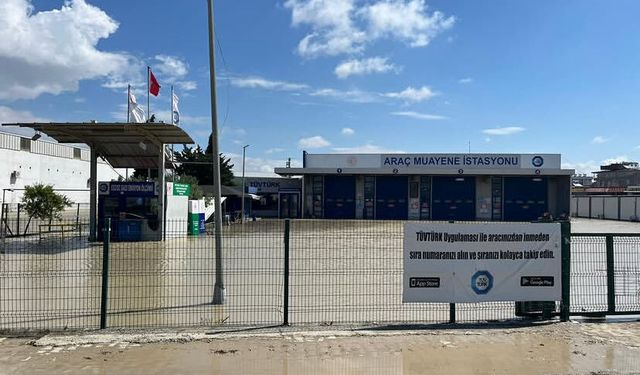 Selin Vurduğu TÜVTÜRK İstasyonu Sular Altında Kaldı