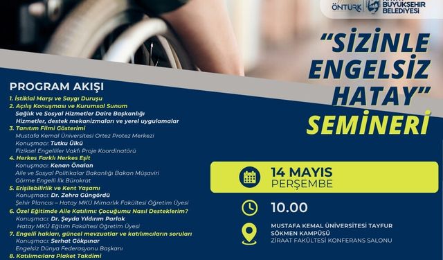 HBB’den Engelsiz Hatay İçin Farkındalık Semineri