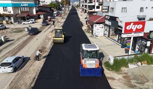 Arsuz Karaağaç’ta Prestij Cadde Projesi Devam Ediyor