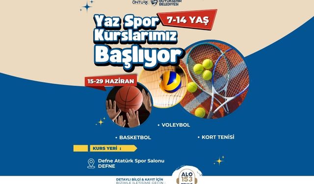 HBB Yaz Spor Kursları İçin Kayıtlar Başladı