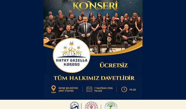 Gazella Korosu Defne’de Türkülerle Buluşacak