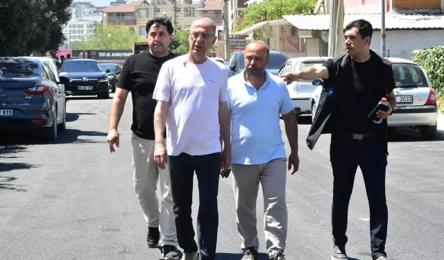 Başkan Yapar Akasya Mahallesi'ndeki Asfalt Çalışmalarını İnceledi
