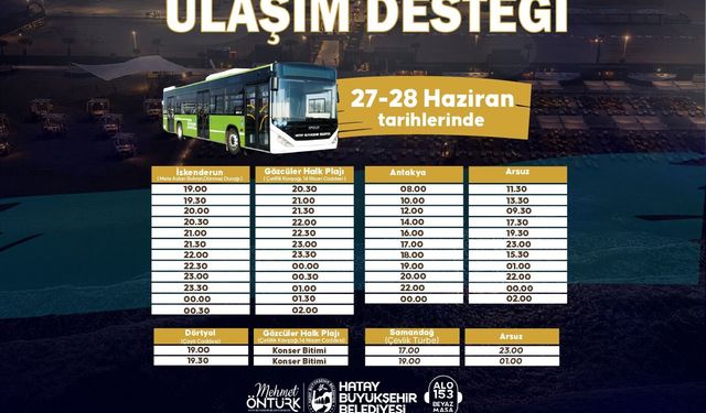 HBB’den XFEST Festivali’ne Ücretsiz Ulaşım Desteği