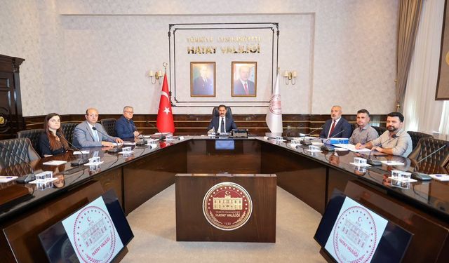 Hatay’da Yatırımlar Değerlendirme Toplantısı