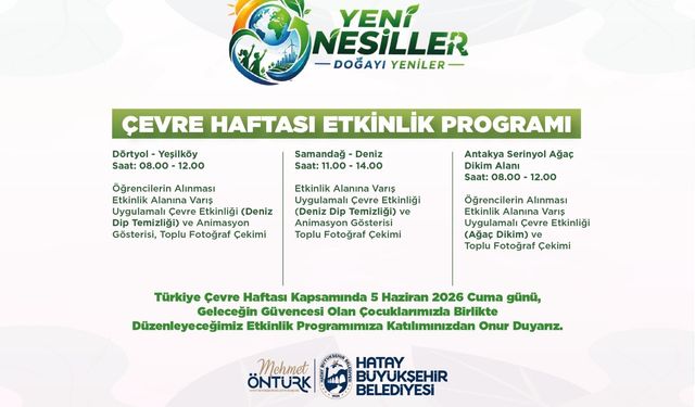 HBB’den Çevre Haftası’na Özel Anlamlı Etkinlikler