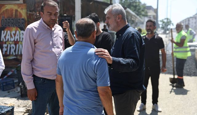 Başkan Öntürk, Arsuz’daki Yol Çalışmalarını İnceledi
