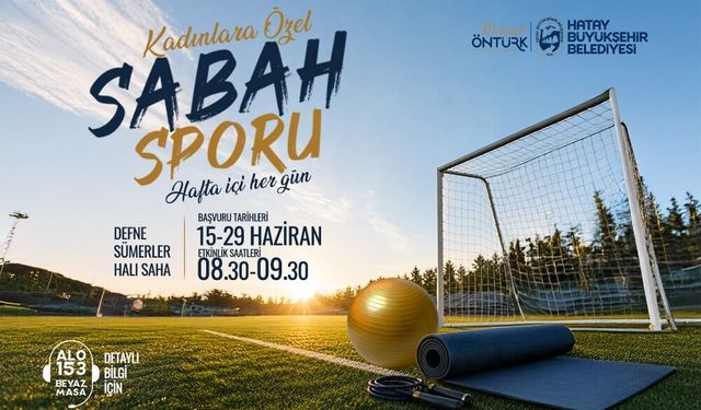 HBB’den Kadınlara Ücretsiz Sabah Sporu
