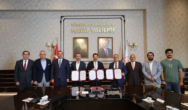 Hatay'da 510 Milyon TL'lik Tarım Yatırımında İmzalar Atıldı
